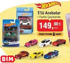 HOT WHEELS 3’LÜ ARABALAR OYUNCAK